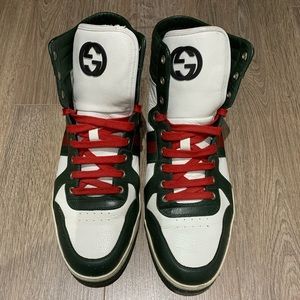 Gucci Leather High-top Sneakers